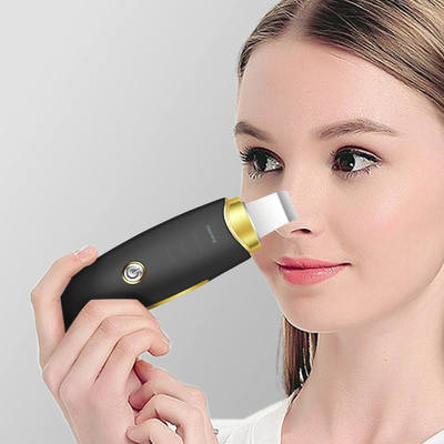 Un bon prix. Silicone Face Skin Spatula Blackhead Remover Deep Face Cleaning Professional Skin Scrubber Ultrasonic Peeling Machine en ligne