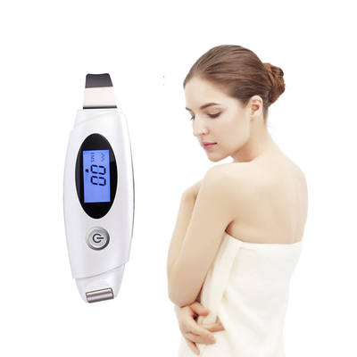 Un bon prix. Professional Ultrasonic Skin Spatula Blackhead Remover Facial Scrubber Facial Cleansing en ligne