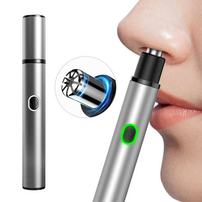 Un bon prix. Hair Clippers Hair Nose Trimmer Waterproof razor Eyebrow Trimmer Rechargeable Painless Nose Hair Cutter en ligne